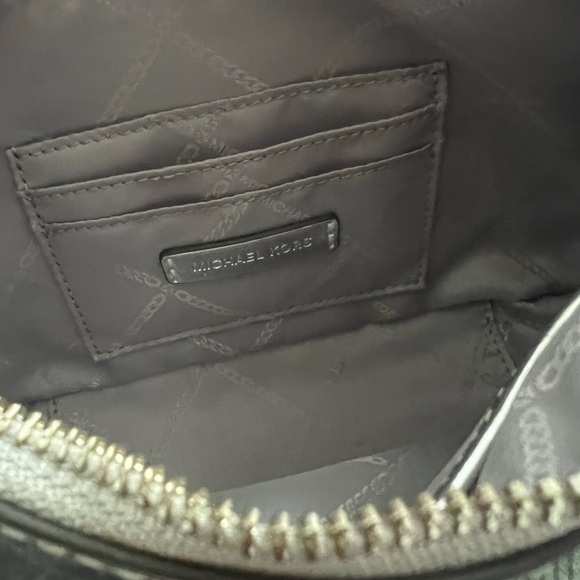 MICHAEL KORS Piper Small Metallic Snake Embossed Leather Shoulder Bag - Picture 6 of 6